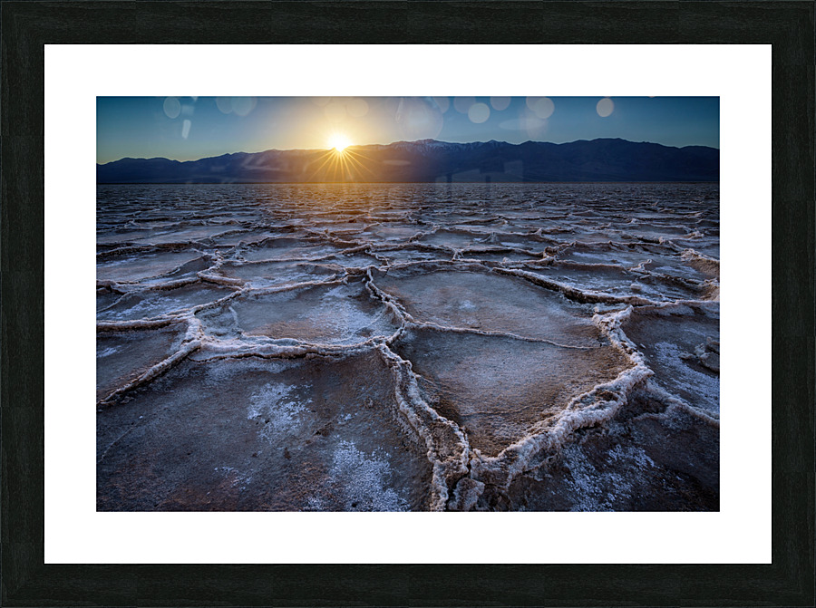 Badwater Sunset Picture Frame print