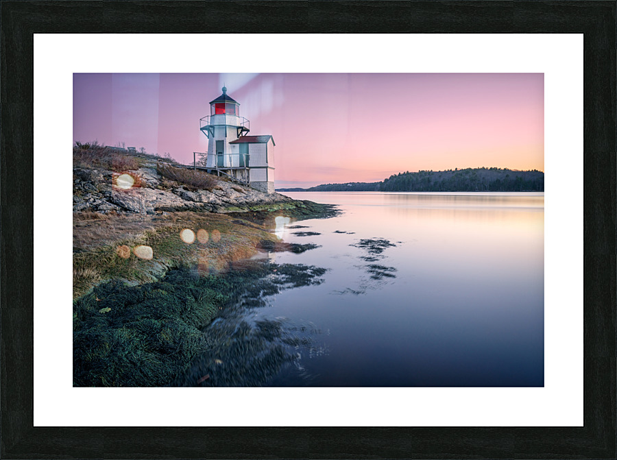 Squirrel Point Lighthouse Picture Frame print
