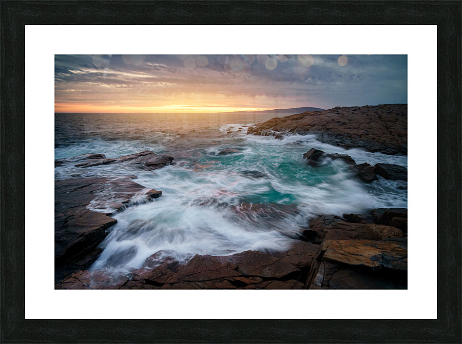 Schoodic Tides Picture Frame print