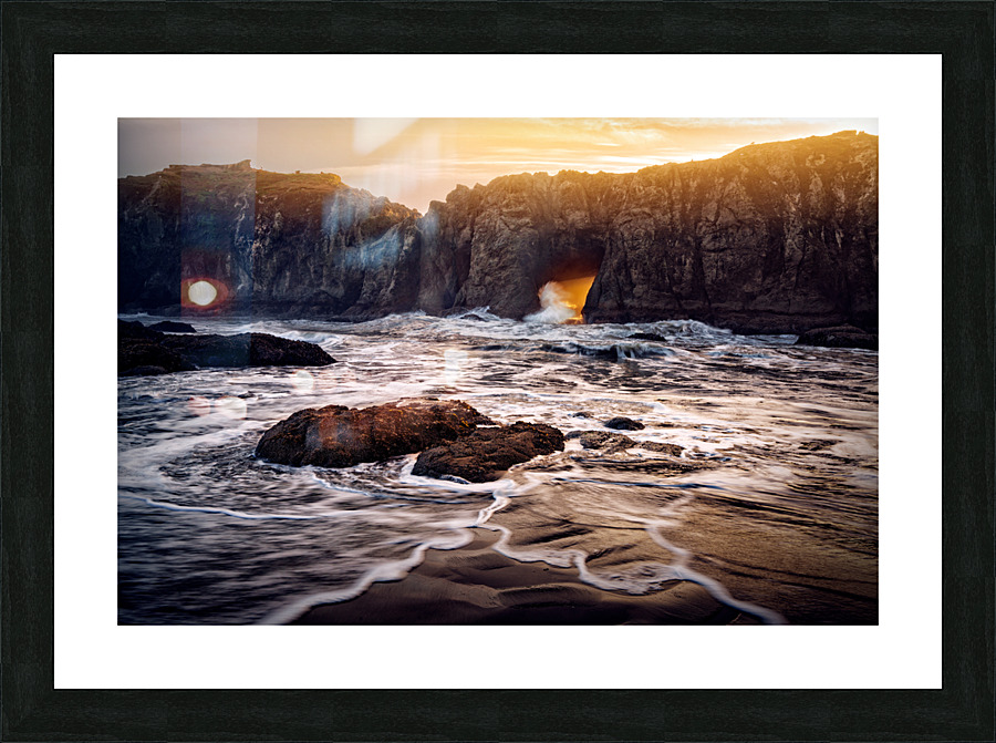 Coquille Point Sunset Picture Frame print
