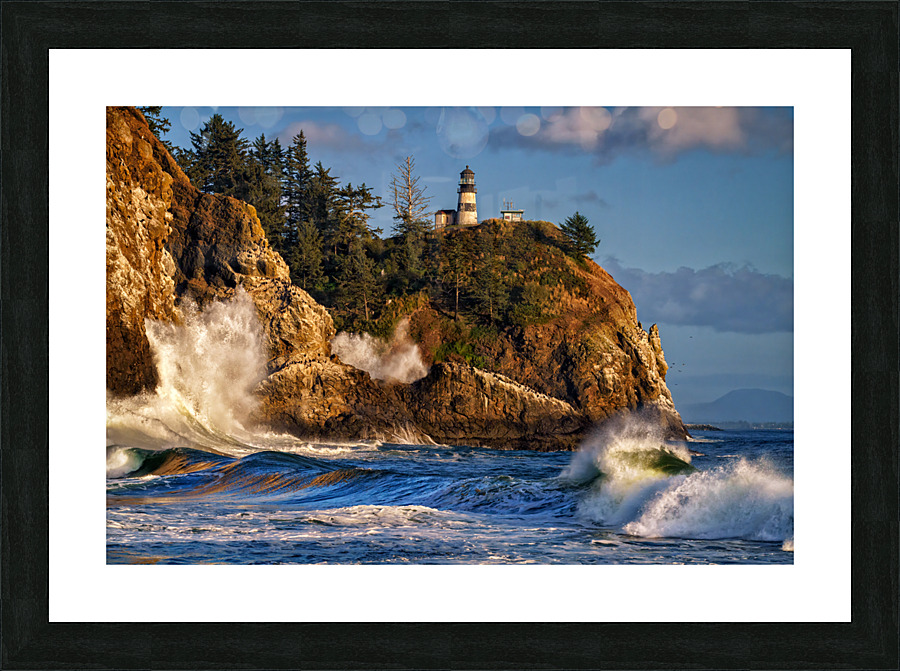 Rising Tide at Cape Disappointment Picture Frame print