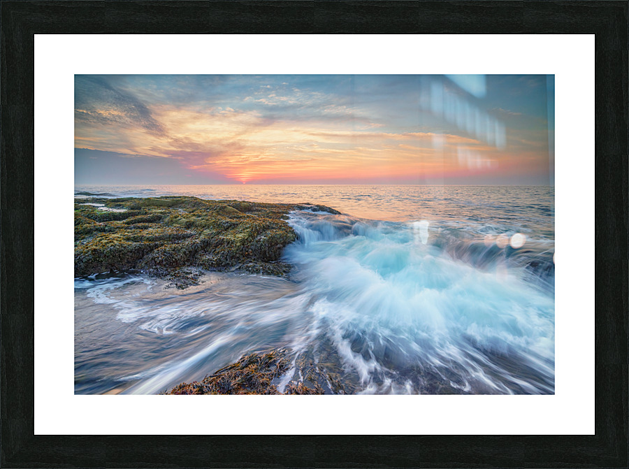 Two Lights Pastels Picture Frame print