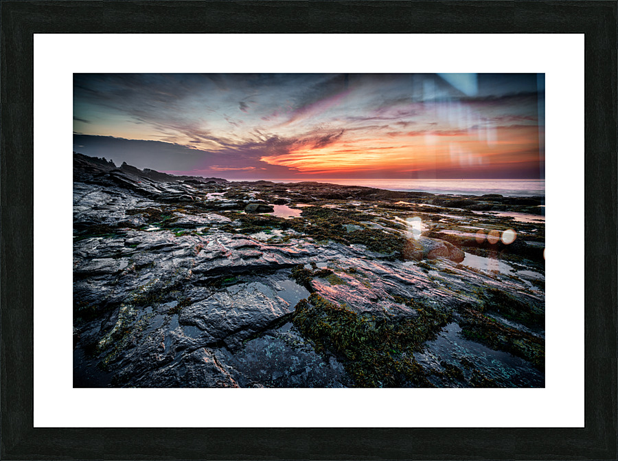 Low Tide at Two Lights Picture Frame print