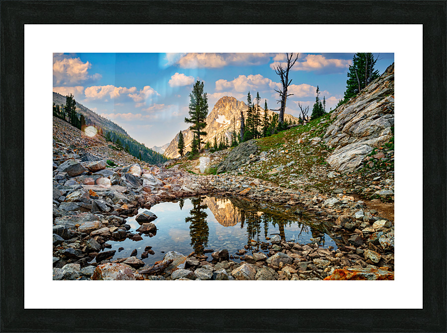 Mount Regan Reflection Picture Frame print