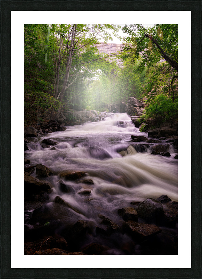 Spring Flow at Duck Brook Picture Frame print