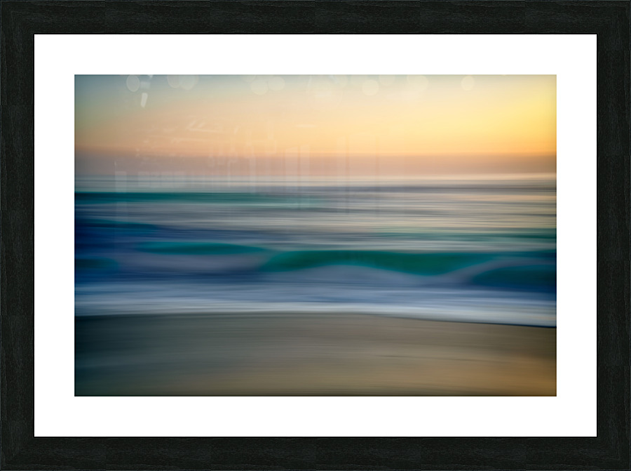 Ocean Blur Picture Frame print