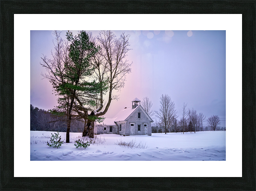 Snow Day Picture Frame print