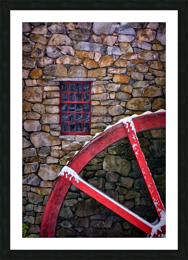Grist Mill Window Picture Frame print