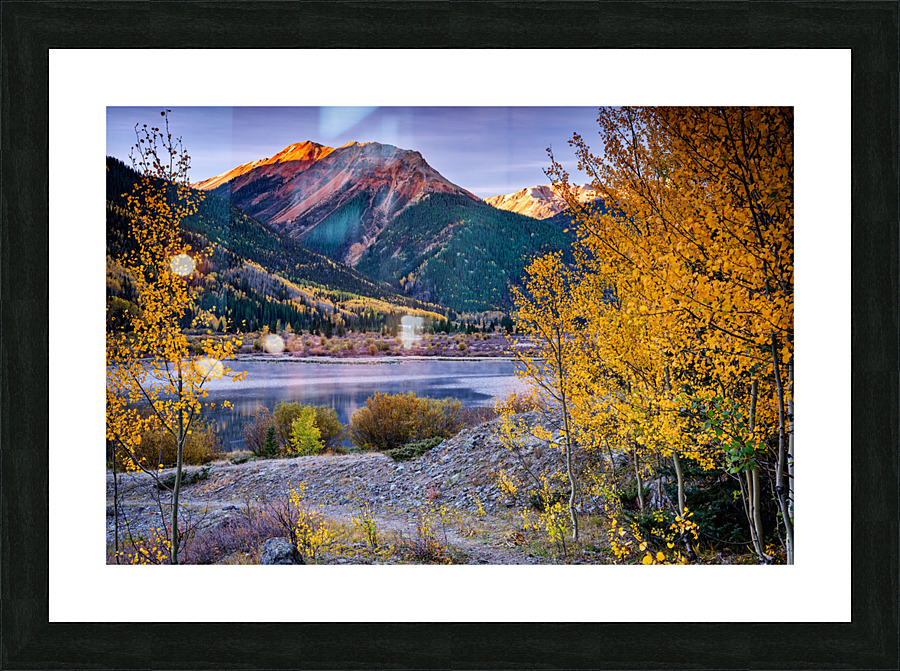 Crystal Lake Picture Frame print