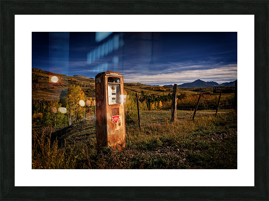 Running On Empty Picture Frame print