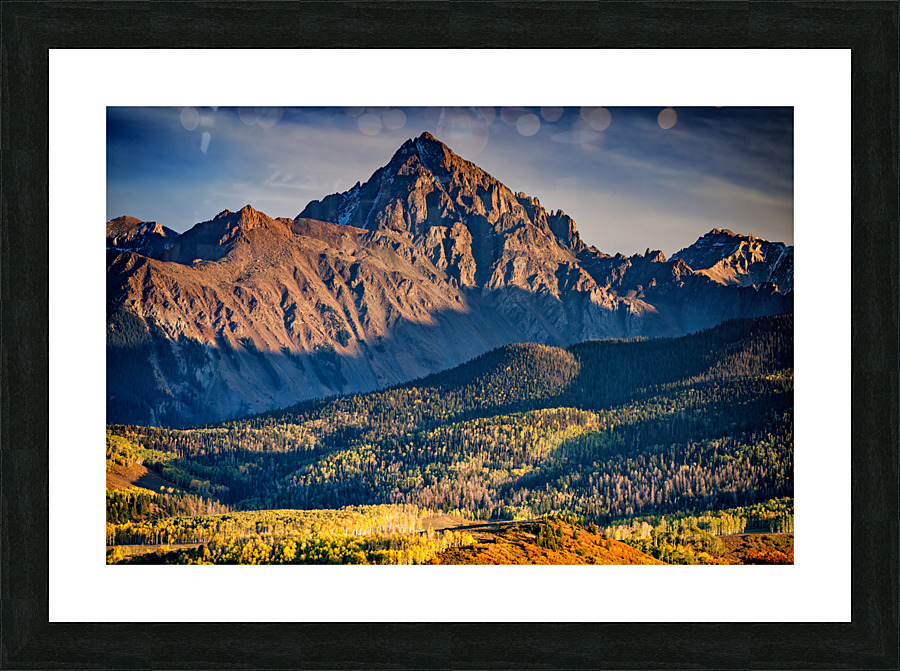 Dallas Peak Picture Frame print