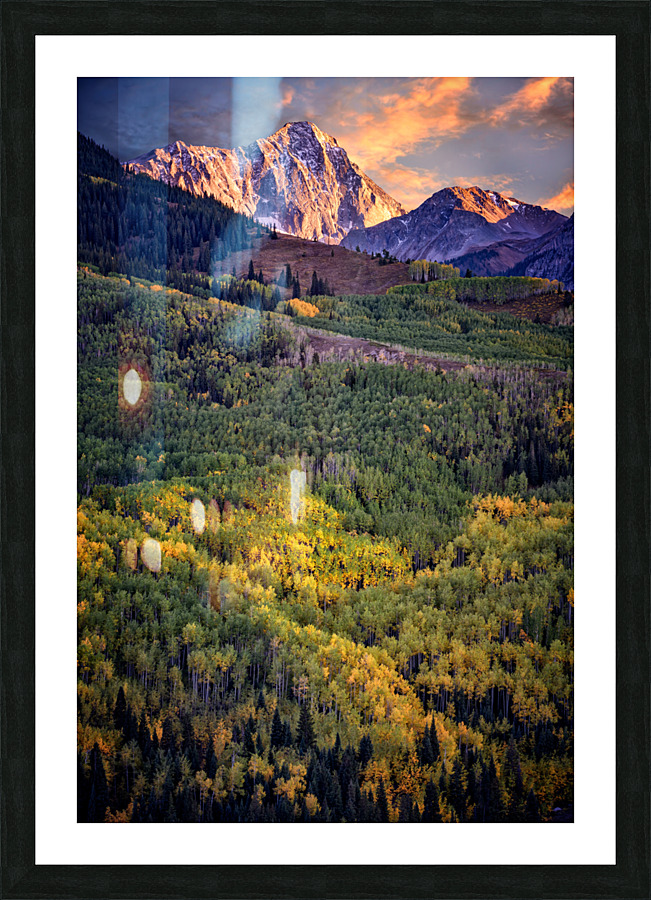 Capitol Peak Picture Frame print