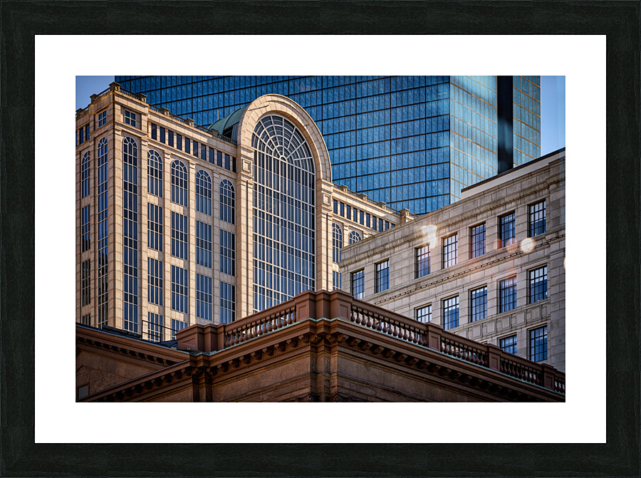 Boston Geometry II Picture Frame print