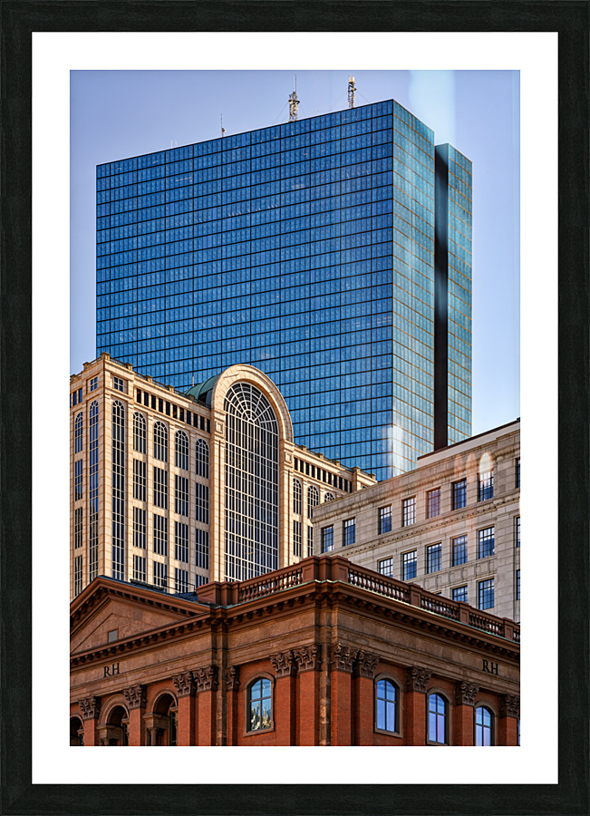 Boston Geometry Picture Frame print
