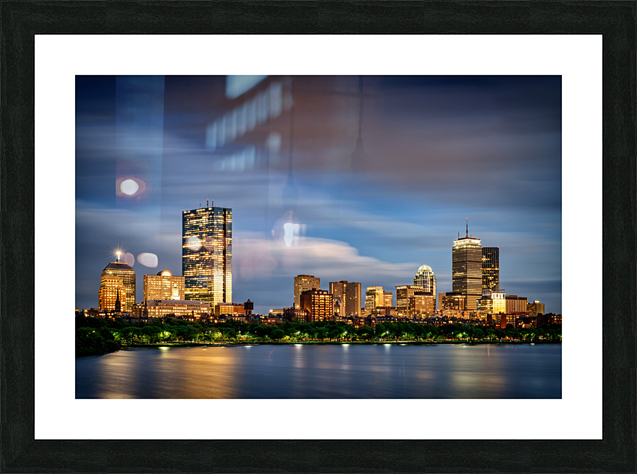 Boston Twilight Picture Frame print