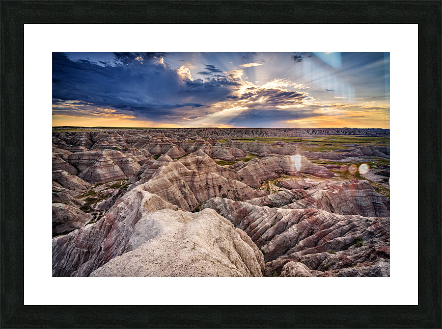 Badlands Picture Frame print