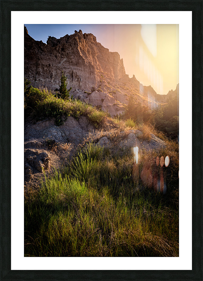 Badlands VI Picture Frame print
