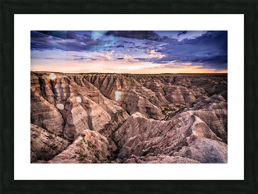Badlands II Picture Frame print