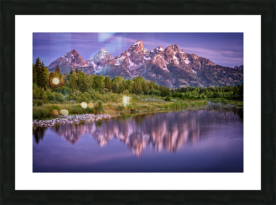 Teton Reflection Picture Frame print