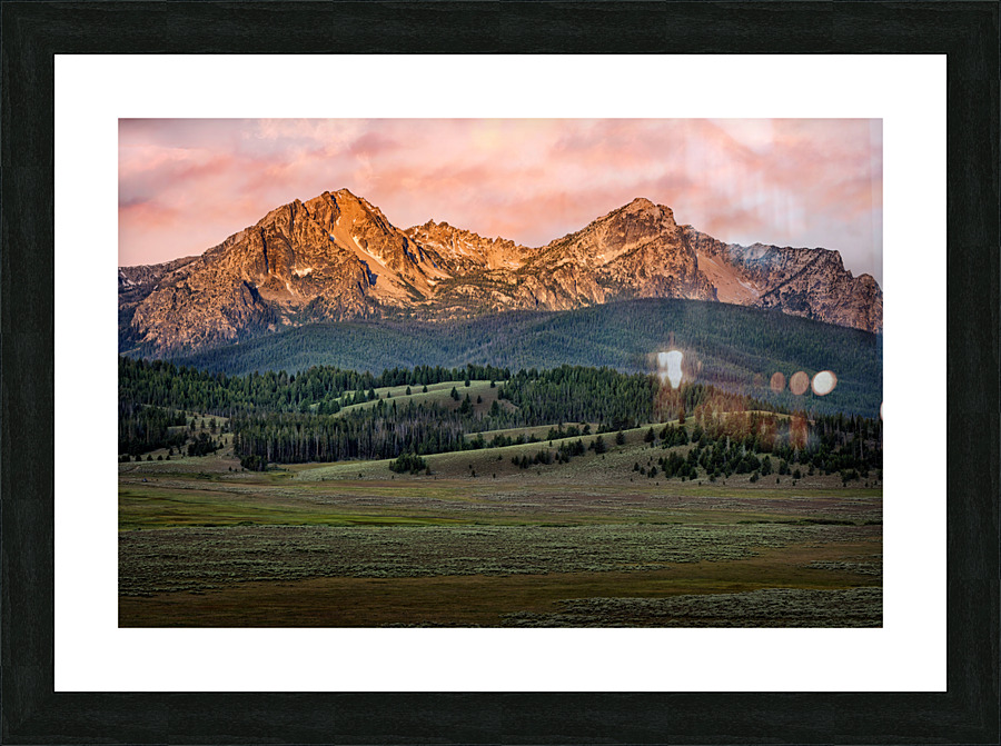 Sawtooth Pastel Picture Frame print