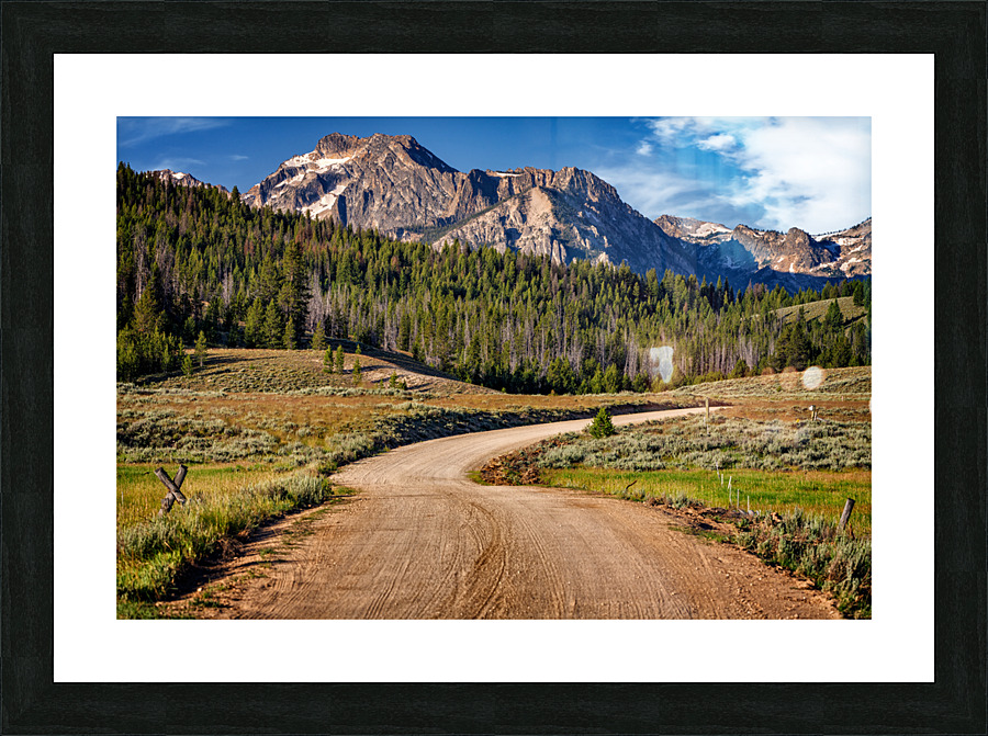 Alpine Peak Picture Frame print