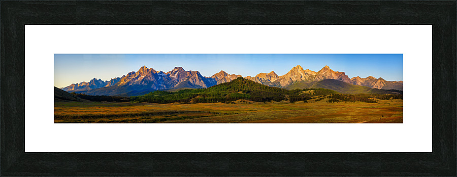 Sawtooth Panorama Picture Frame print