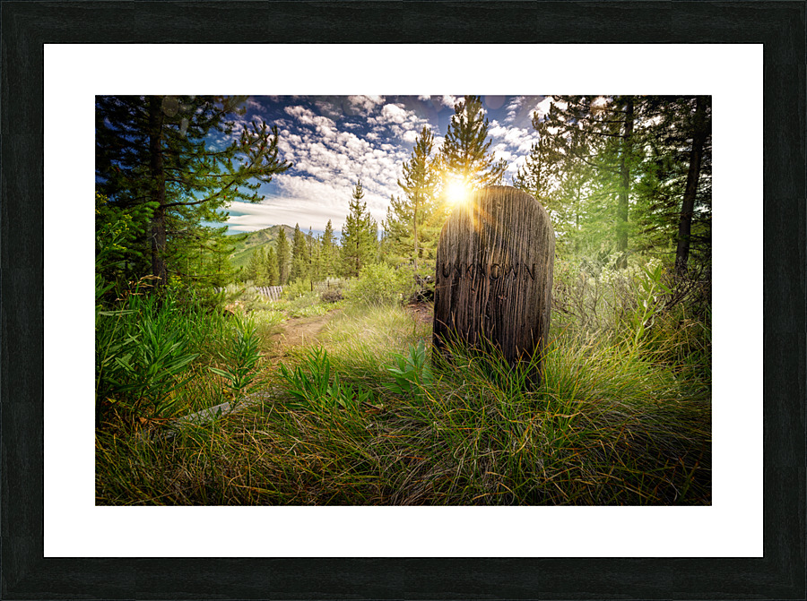 Bonanza Cemetery Picture Frame print