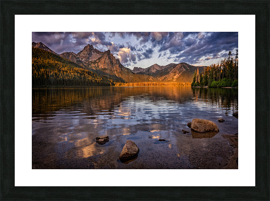 Sawtooth Afire Picture Frame print
