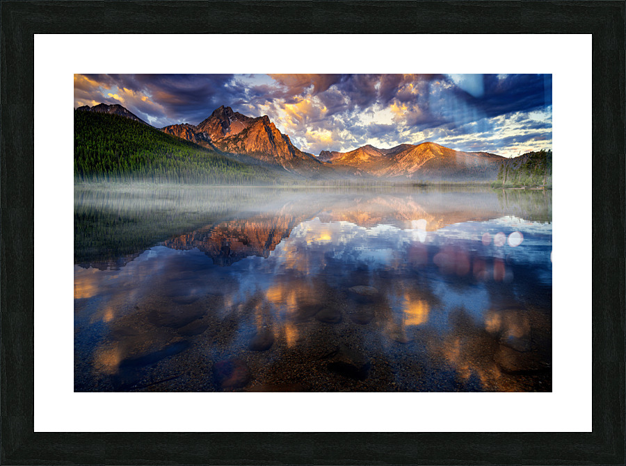Sawtooth Reflections Picture Frame print