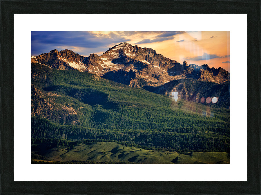 Decker Peak Picture Frame print