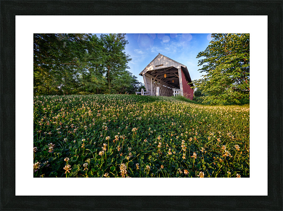 Imes Covered Bridge Picture Frame print