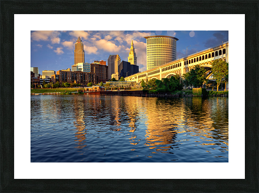 Cleveland Ohio Picture Frame print