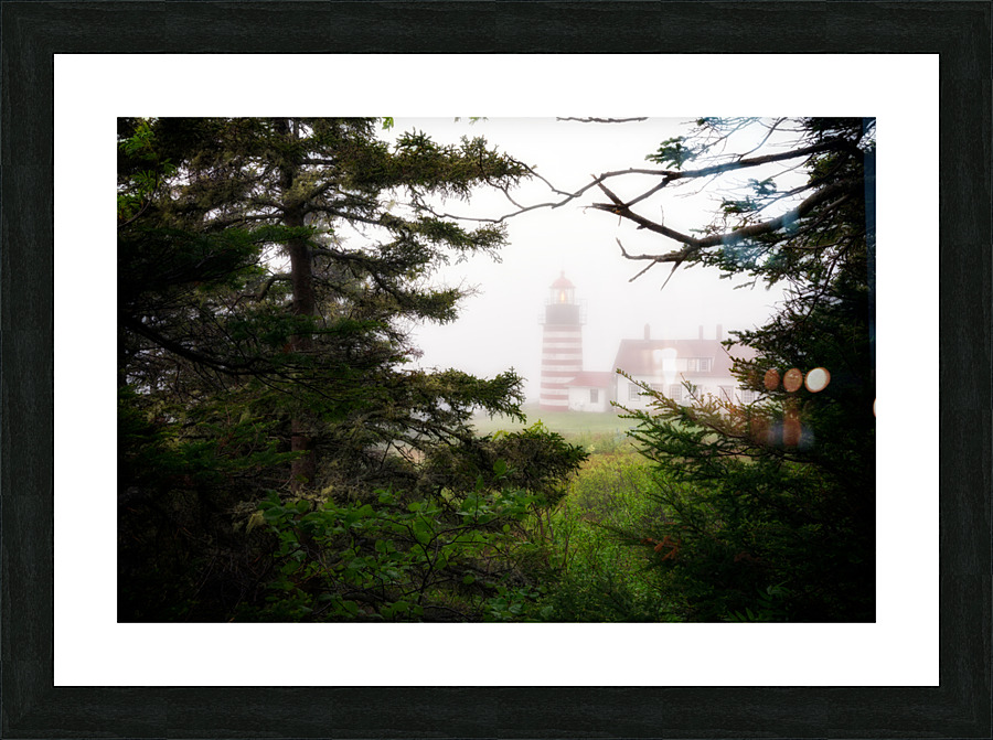 Beacon in the Mist Picture Frame print