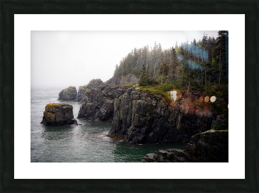 The Bold Coast Picture Frame print