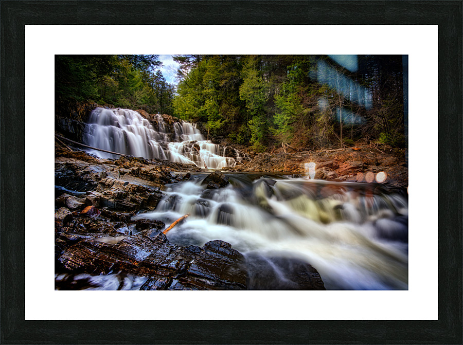 Houston Brook Falls Picture Frame print
