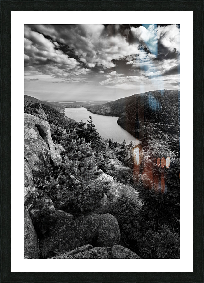 Granite & Glass Picture Frame print