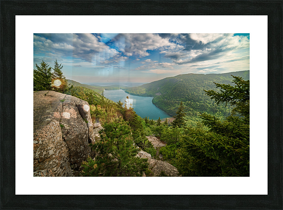 Vista Acadia Picture Frame print