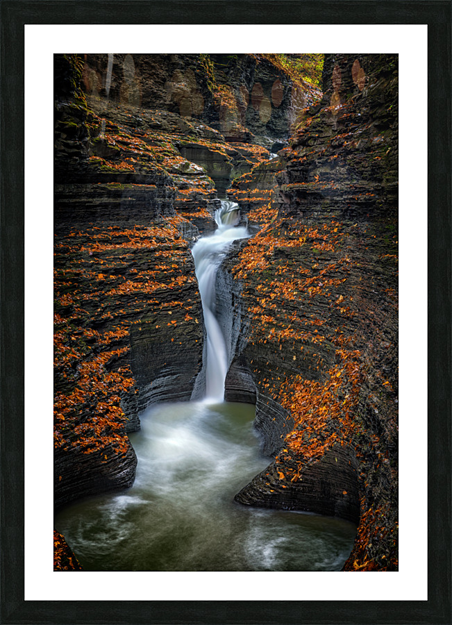 Pluto Falls and Spiral Gorge Picture Frame print