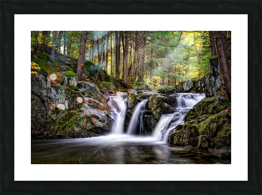 Hancock Brook Falls Picture Frame print