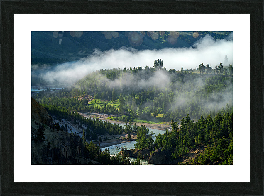 Letting Off Steam Picture Frame print