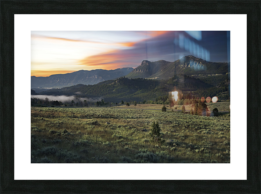 Cathedral Cliffs Picture Frame print