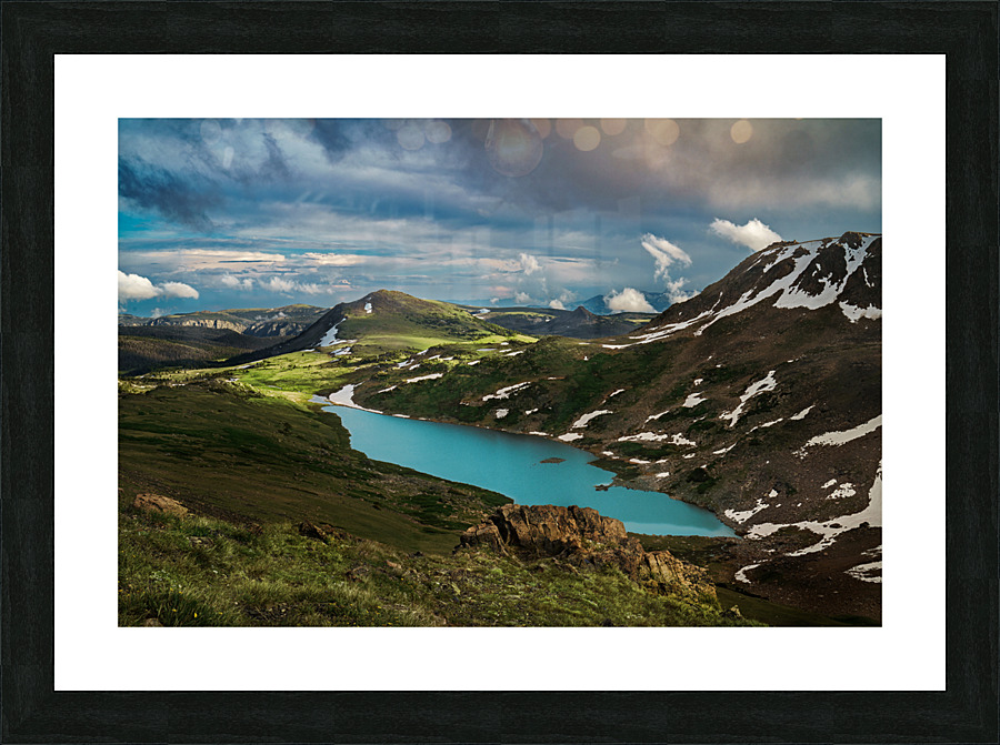 Gardner Lake Picture Frame print