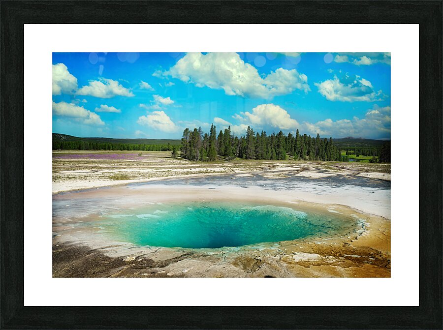 Opal Pool Picture Frame print