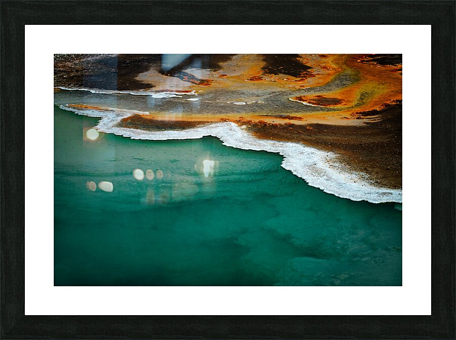 Emerald & Amber Picture Frame print