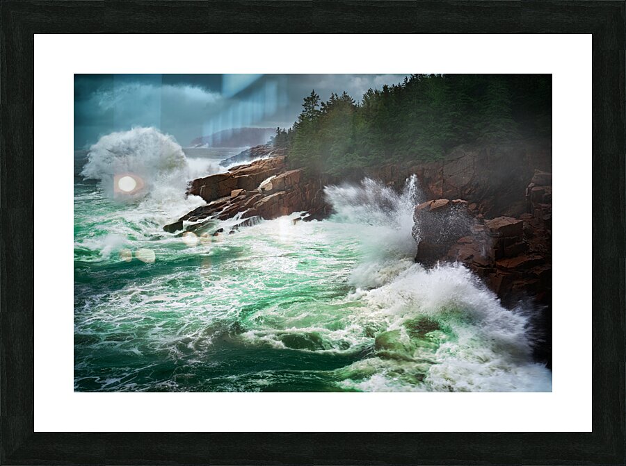 Storm Surge Picture Frame print