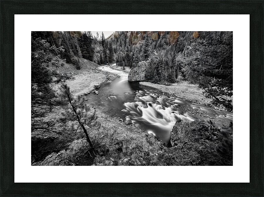 Firehole Canyon Picture Frame print