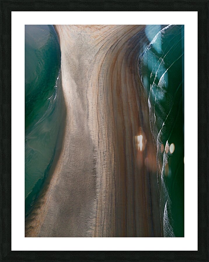 The Sand Bar Picture Frame print