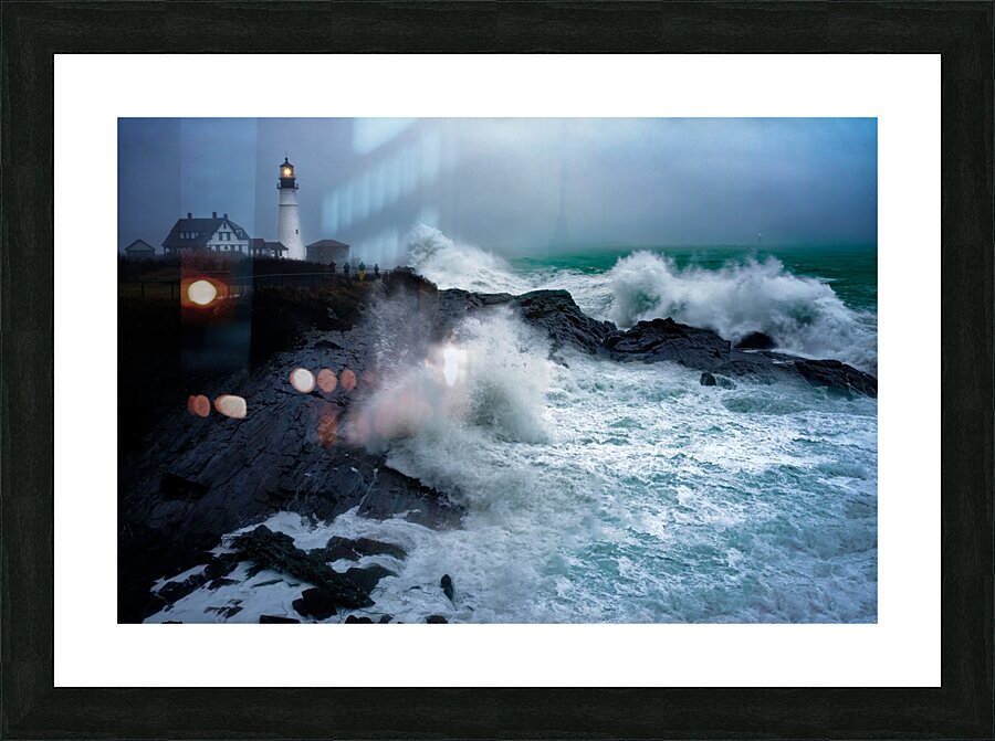 December Gale Picture Frame print