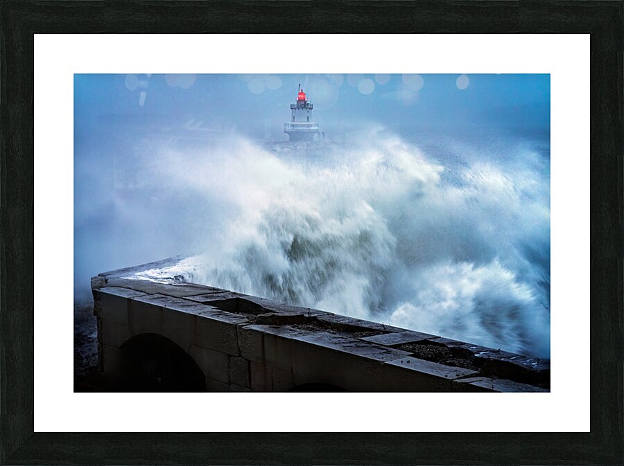 Poseidens Rage Picture Frame print