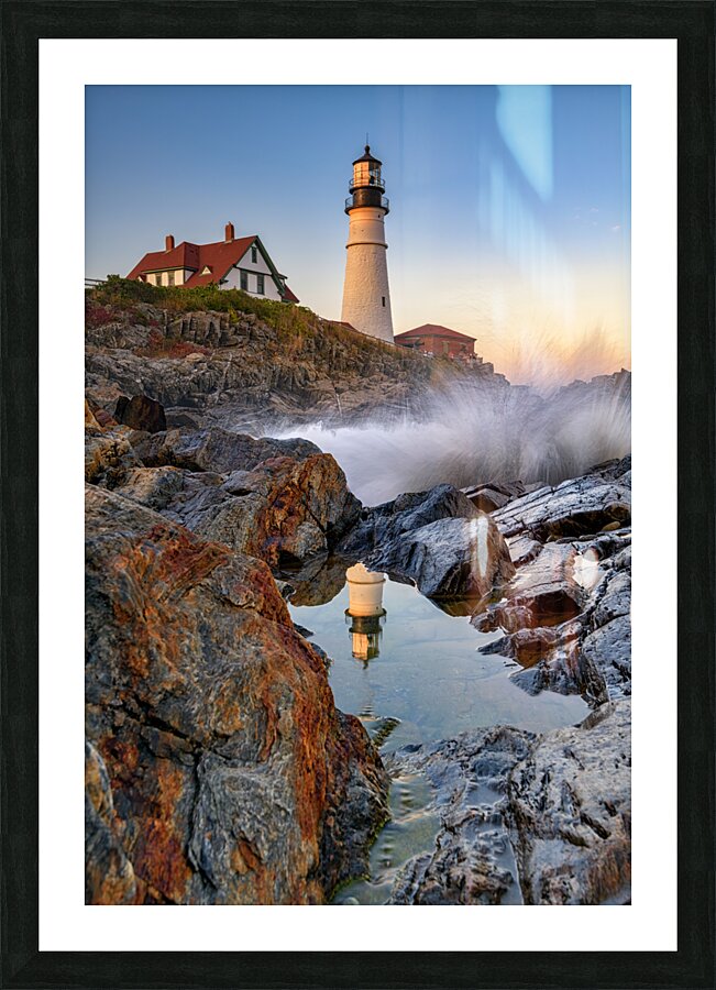 Tidal Reflection Picture Frame print